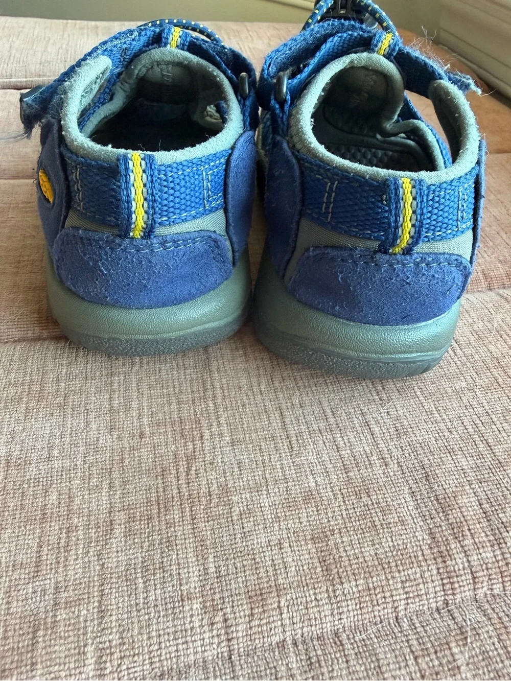 KEEN Newport H2 Toddler Sandals Blue Gray Yellow Size 9 US Waterproof Hiking